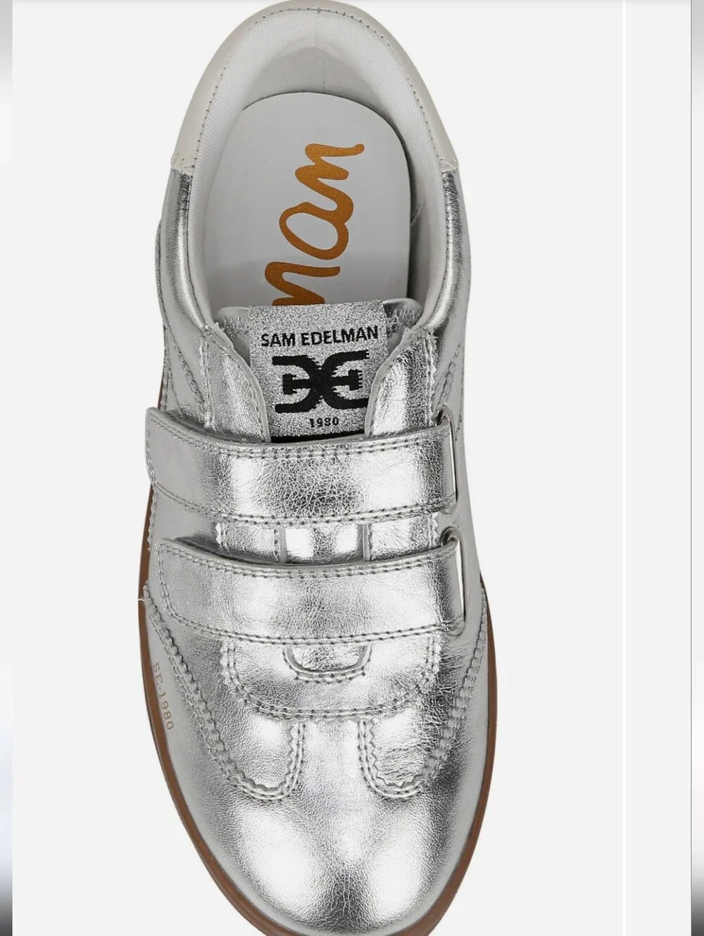 New Sam Edelman Silver Talia Sneakers